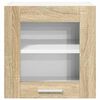 vidaXL Hangkast 2 pcs Sonoma Eiken 40 x 31 x 40 cm Bewerkt hout