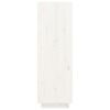 vidaXL Schoenenkast 30x34x105 cm massief grenenhout wit