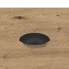 vidaXL Nachtkastje 2 pcs Artisan Eiken 39 x 39 x 47.5 cm Bewerkt hout