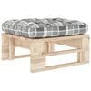vidaXL Tuinhocker pallet ge&iuml;mpregneerd grenenhout