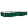 vidaXL Verhoogd Tuinbed Groen 160 x 80 x 24 cm koudgewalst stalen