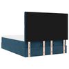 vidaXL Ottoman bed met matrassen en LED's 140x190cm fluweel