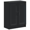 vidaXL Badkamer Opbergkast UTRECHT Zwart 59,5 x 31 x 77 cm