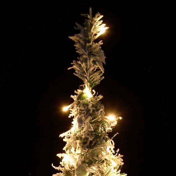 vidaXL Kunstkerstboom pop-up met sneeuw 50 LED's 120 cm