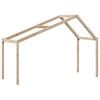 vidaXL Kinderbedhuisje 213x95,5x144,5 cm massief grenenhout