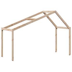 vidaXL Kinderbedhuisje 213x95,5x144,5 cm massief grenenhout