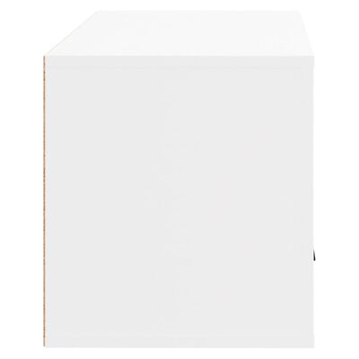 vidaXL Wandschoenenkast 70x35x38 cm bewerkt hout wit