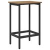 vidaXL Barkruk Artisanaal eiken 40 x 32 x 64 cm Bewerkt hout