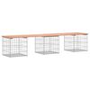 vidaXL Tuinbank schanskorfontwerp 203x44x42 cm massief douglashout