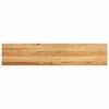 vidaXL Traptreden 2 st 120x25x2 cm massief eikenhout lichtbruin