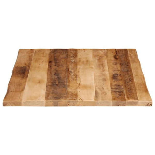 vidaXL Tafelblad met natuurlijke rand 110x80x2,5 cm massief mangohout