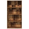 vidaXL Boekenkast 80x30x152 cm bewerkt hout oud houtkleurig