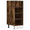 vidaXL Onderkast Riga 30x44,5x81,5 cm bewerkt hout gerookt eikenkleurig