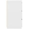 vidaXL Nachtkastjes 2 st 40x35x62,5 cm bewerkt hout wit