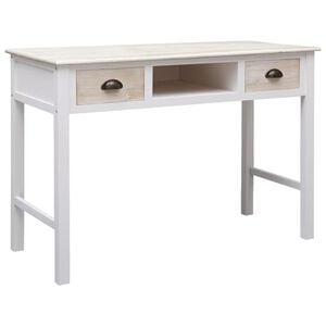 vidaXL Wandtafel 110x45x76 cm hout
