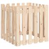 vidaXL Plantenbak met hekontwerp 60x60x60 cm massief grenenhout