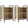 vidaXL Nachtkastje 2 st Sonoma Eiken 40 x 30 x 60 cm Bewerkt hout
