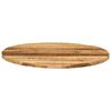 vidaXL Tafelblad rond &Oslash; 80x2,5 cm massief ruw mangohout