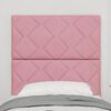 vidaXL Hoofdbord met hoofdeinde Roze 80 cm Fluweel