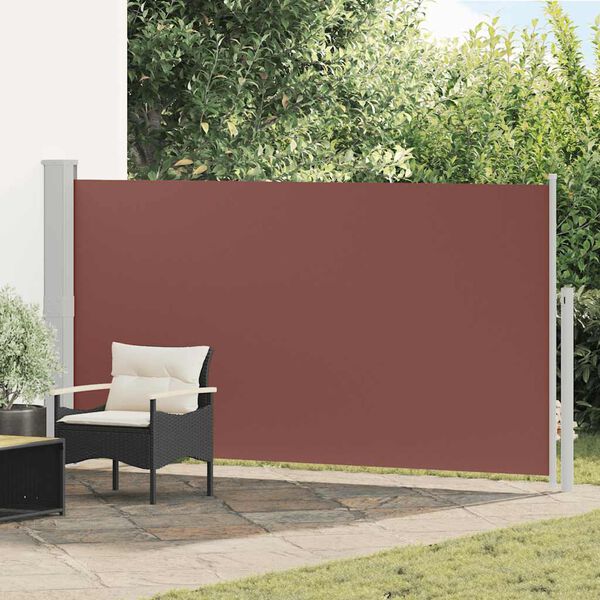 vidaXL Tuinscherm uittrekbaar 170x300 cm bruin