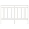 vidaXL Hoofdbord 141x4x100 cm massief grenenhout wit