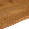 vidaXL Tafelblad met natuurlijke rand 110x80x2,5 cm massief mangohout