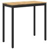 vidaXL Tuinbar Tafel Wit en zwart 108,5 x 55 x 105 cm
