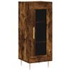 vidaXL Dressoir 34,5x34x90 cm bewerkt hout gerookt eiken
