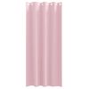 vidaXL Zwart-out Gordijnen met Ringen 2 pcs Babyroze 260 x 140 cm