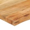 vidaXL Tafelblad met natuurlijke rand 100x60x2,5 cm massief mangohout