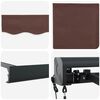 vidaXL Luifel automatisch uittrekbaar 300x250 cm bruin