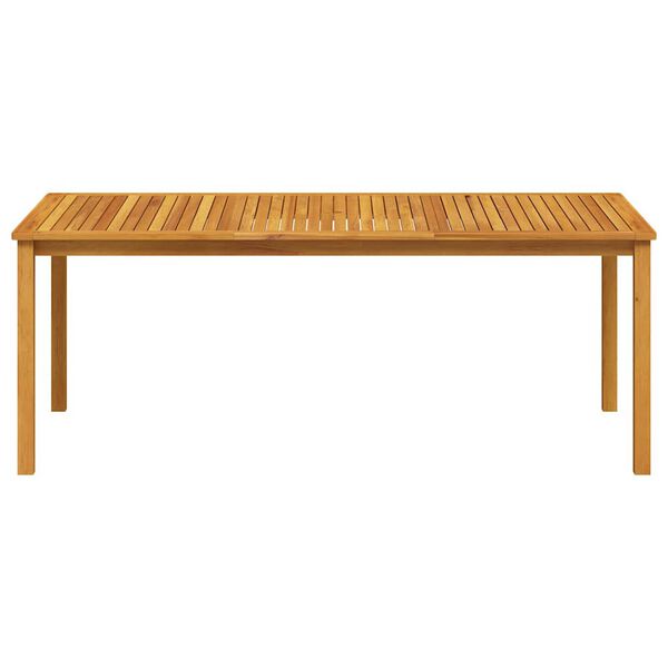 vidaXL Tuintafel 200x100x74 cm massief acaciahout