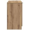 vidaXL Badkamer Kast Artisan Eiken 64,5 x 33,5 x 59 cm Bewerkt hout