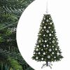 vidaXL Kunstkerstboom met Ballen 120 cm 150 LED's Warmwit