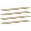 vidaXL Wandschappen 8 st 100x20x1,5 cm spaanplaat sonoma eikenkleurig