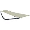vidaXL Tuinbed 200x90 cm staal cr&egrave;me