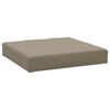 vidaXL Palletkussen 60x60x6 cm oxford stof taupe