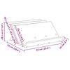 vidaXL Tijdschrift Rek Oudhout 65 x 53 x 28,5 cm Bewerkt hout