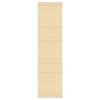 vidaXL Tapijt 80x300 cm bamboe naturel
