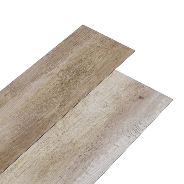 vidaXL Vloerplanken zelfklevend 5,02 m&sup2; 2 mm PVC woodwash