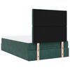 vidaXL Ottoman bed met matrassen 120x190cm fluweel donkergroen