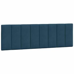 vidaXL Hoofdbordkussen "Hanko" 160 cm fluweel blauw