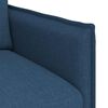 vidaXL Bank 120cm Blauw Metaal