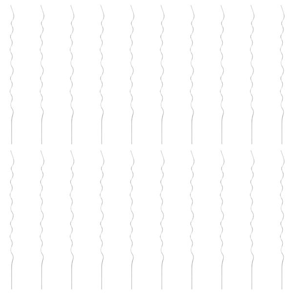 vidaXL Plantenstok spiraal 170 cm gegalvaniseerd staal 20 st