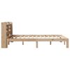 vidaXL Bedframe met hoofdbord massief grenenhout 120x190 cm