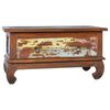 vidaXL Salontafel 80x50x40 cm gerecycled teakhout
