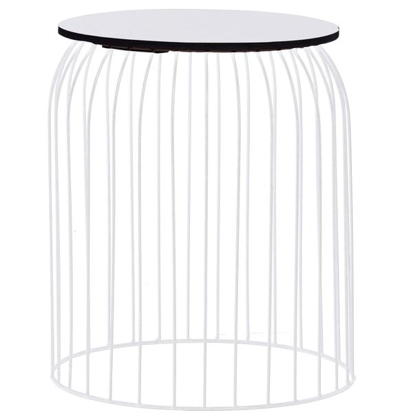 vidaXL Salontafels 3 st wit