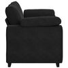 vidaXL Loveseat bank 120 cm fluweel zwart