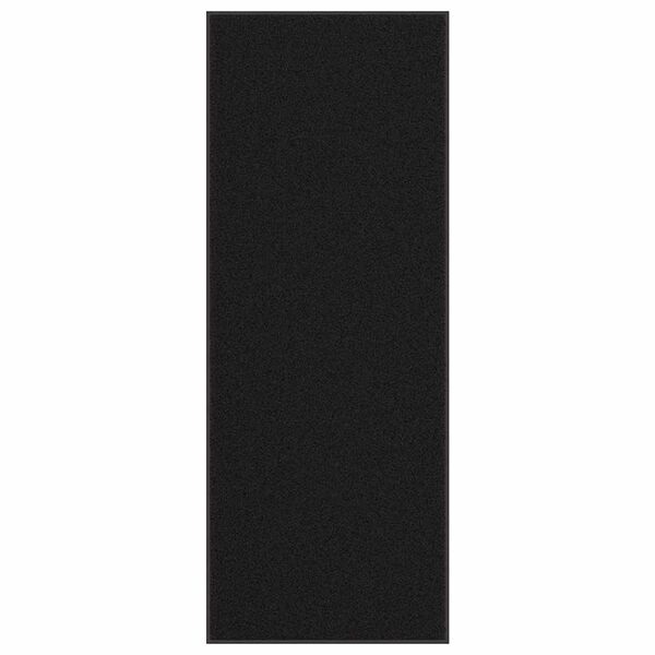 vidaXL Deurmat 115x300 cm zwart