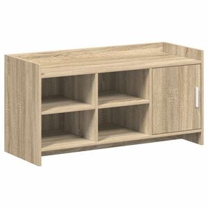 vidaXL Schoenenkast Sonoma Eiken 100 x 39,5 x 51 cm Bewerkt hout